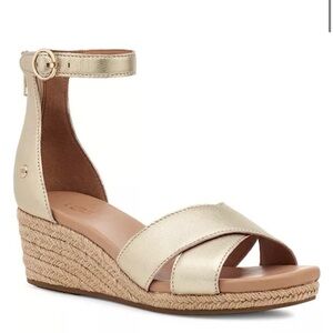 UGG Women's Eugenia Espadrille Wedge Sandals